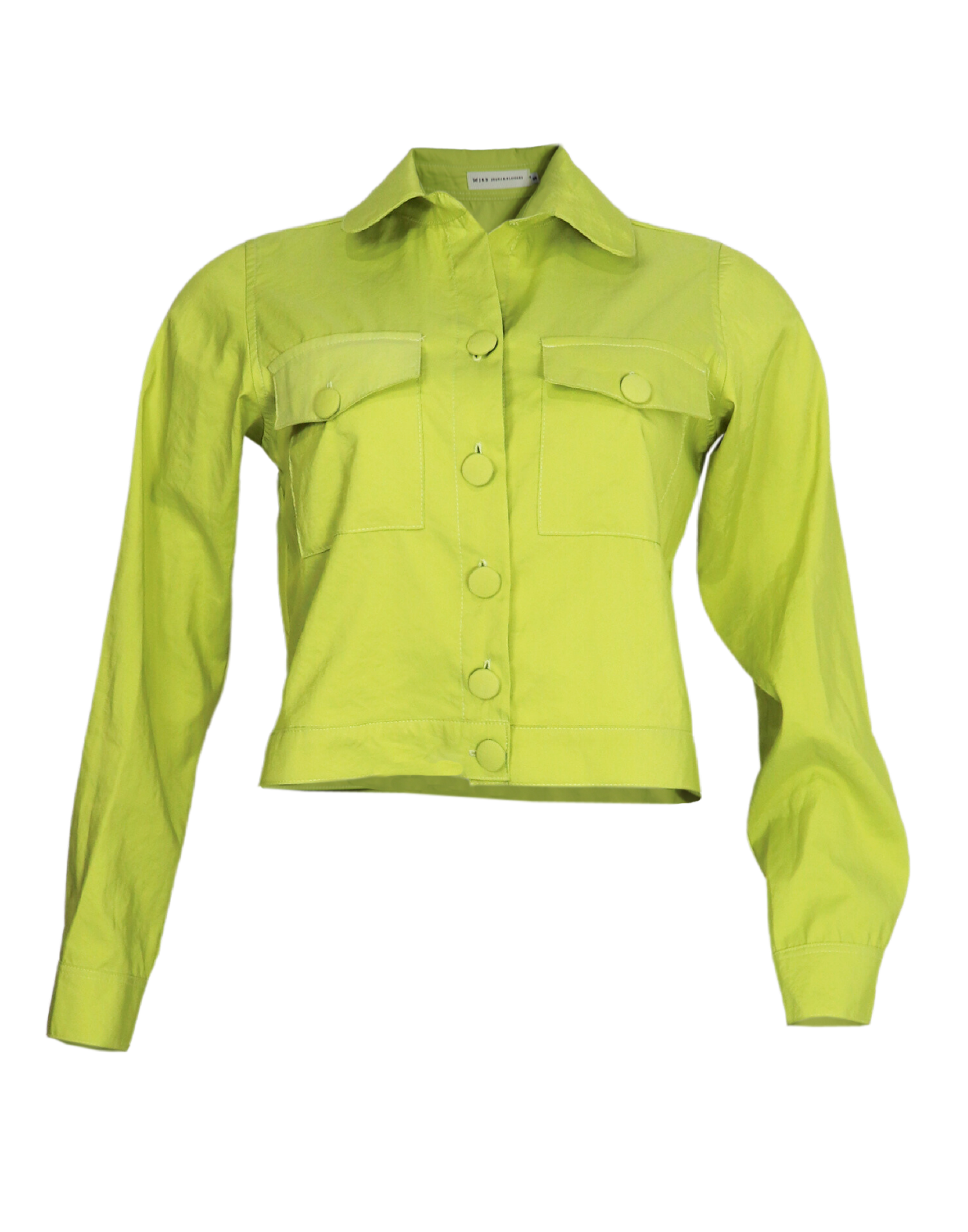 PTJ2327-Chaqueta-corta-Epona-Verde-Limón