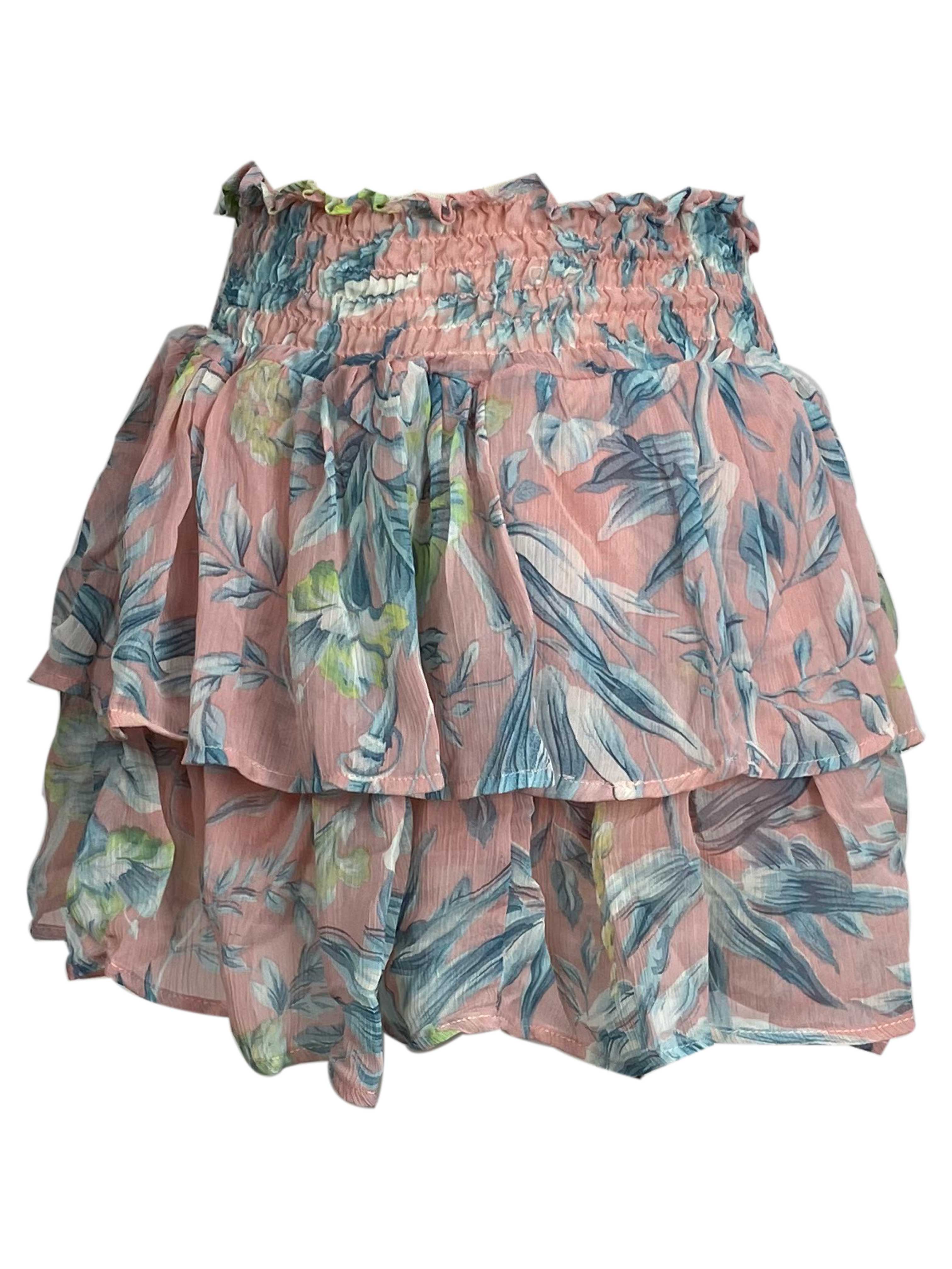 Minifalda Estampada Flores