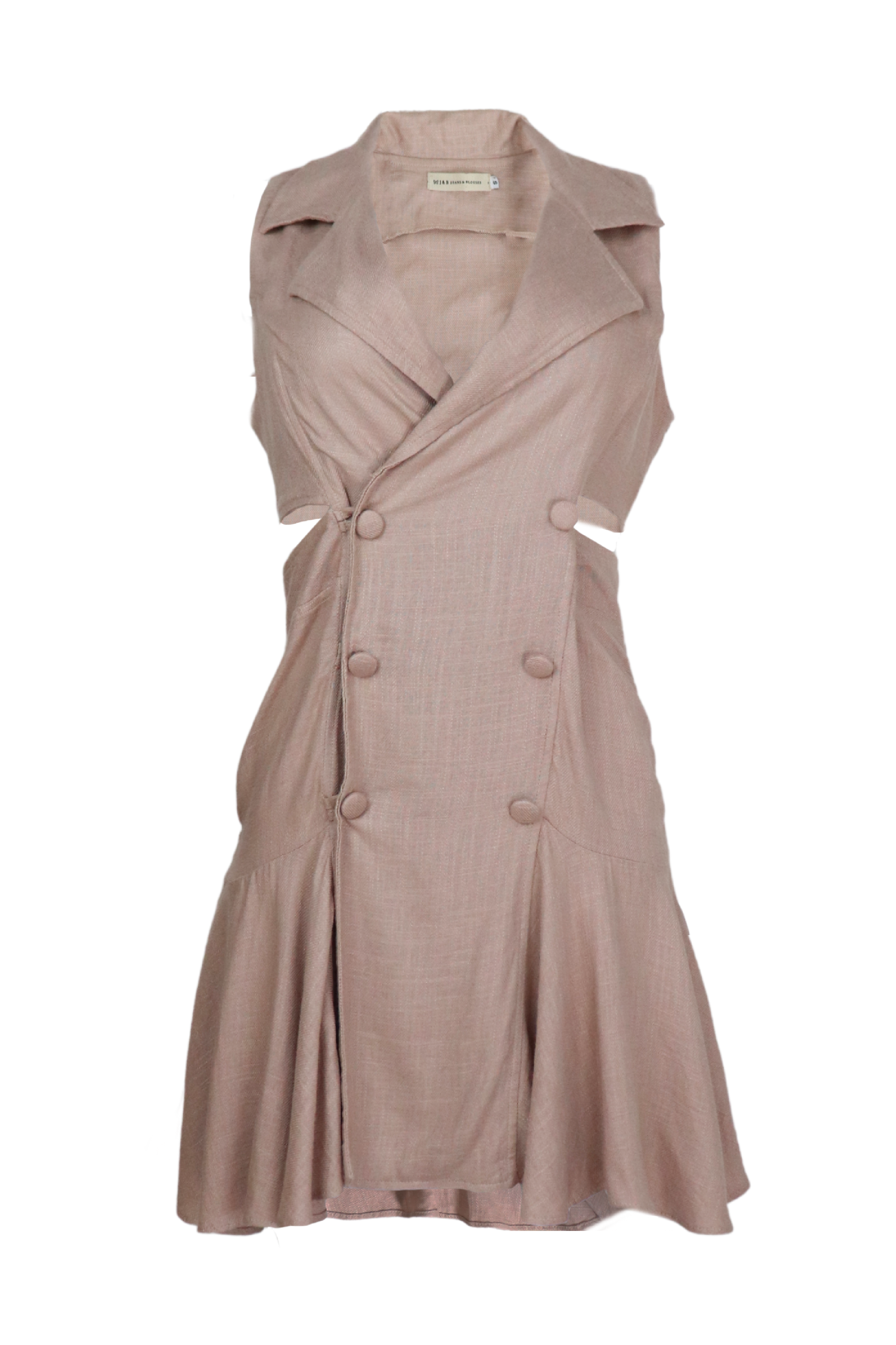 Vestido corto en color rosa