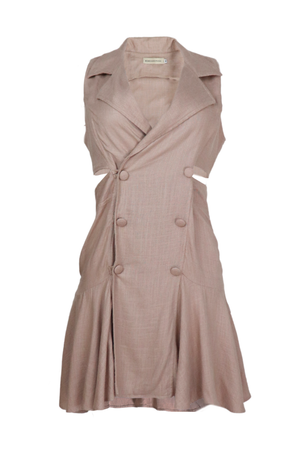 Vestido corto en color rosa