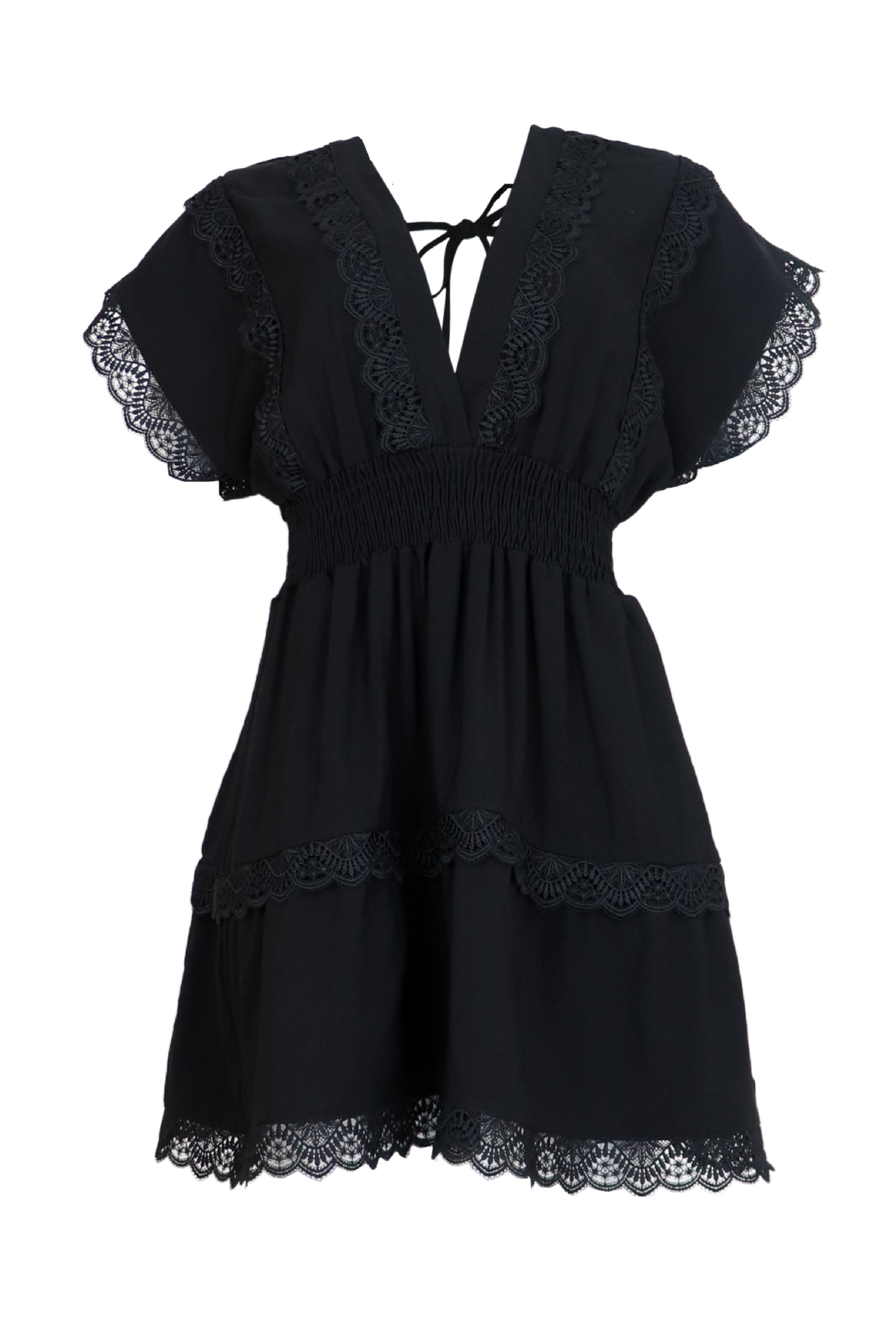 Vestido con escote en espalda