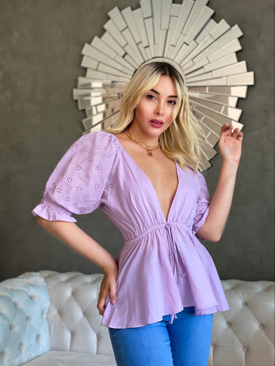 Blusa Algodón Ojalillo