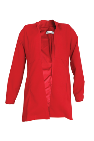 Blazer color rojo para mujer