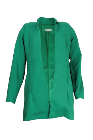Blazer verde oscuro para mujer