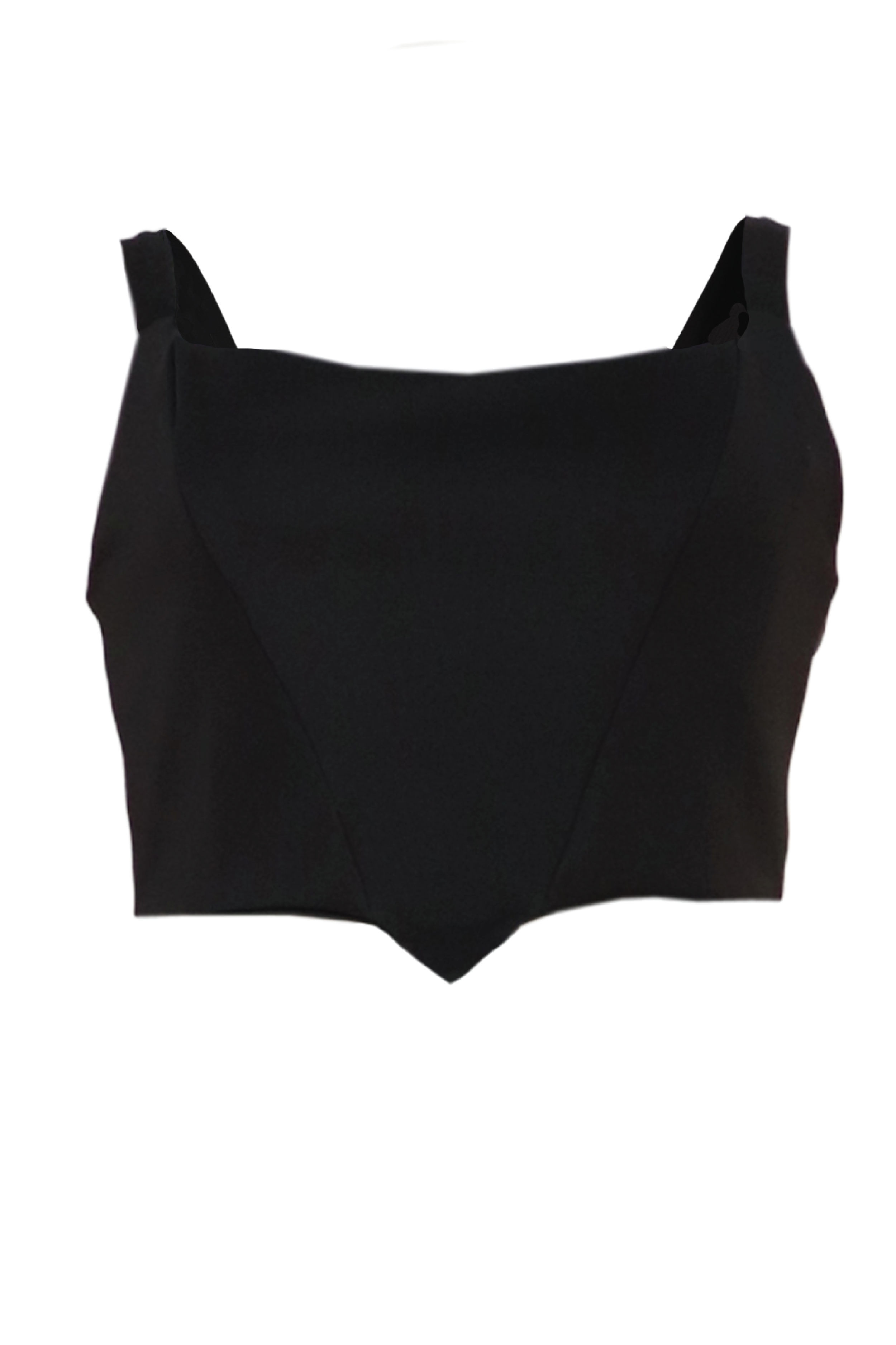 Blusa con tiras y color negro