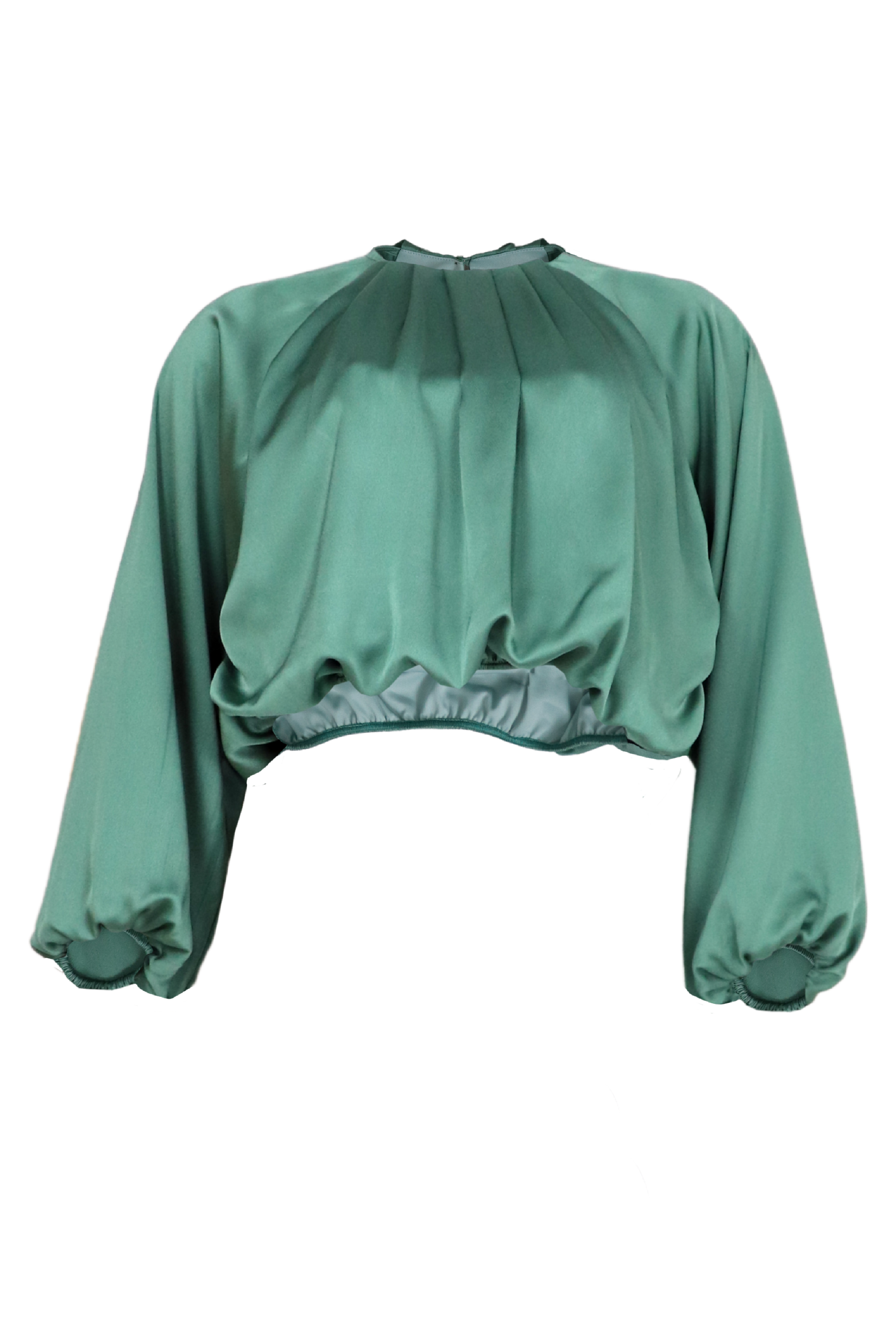 Blusa vaporosa verde