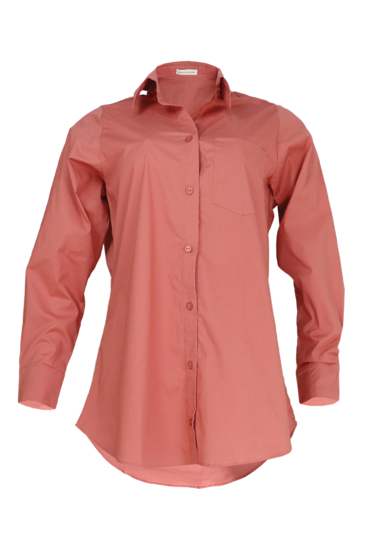 Camisa manga larga coral