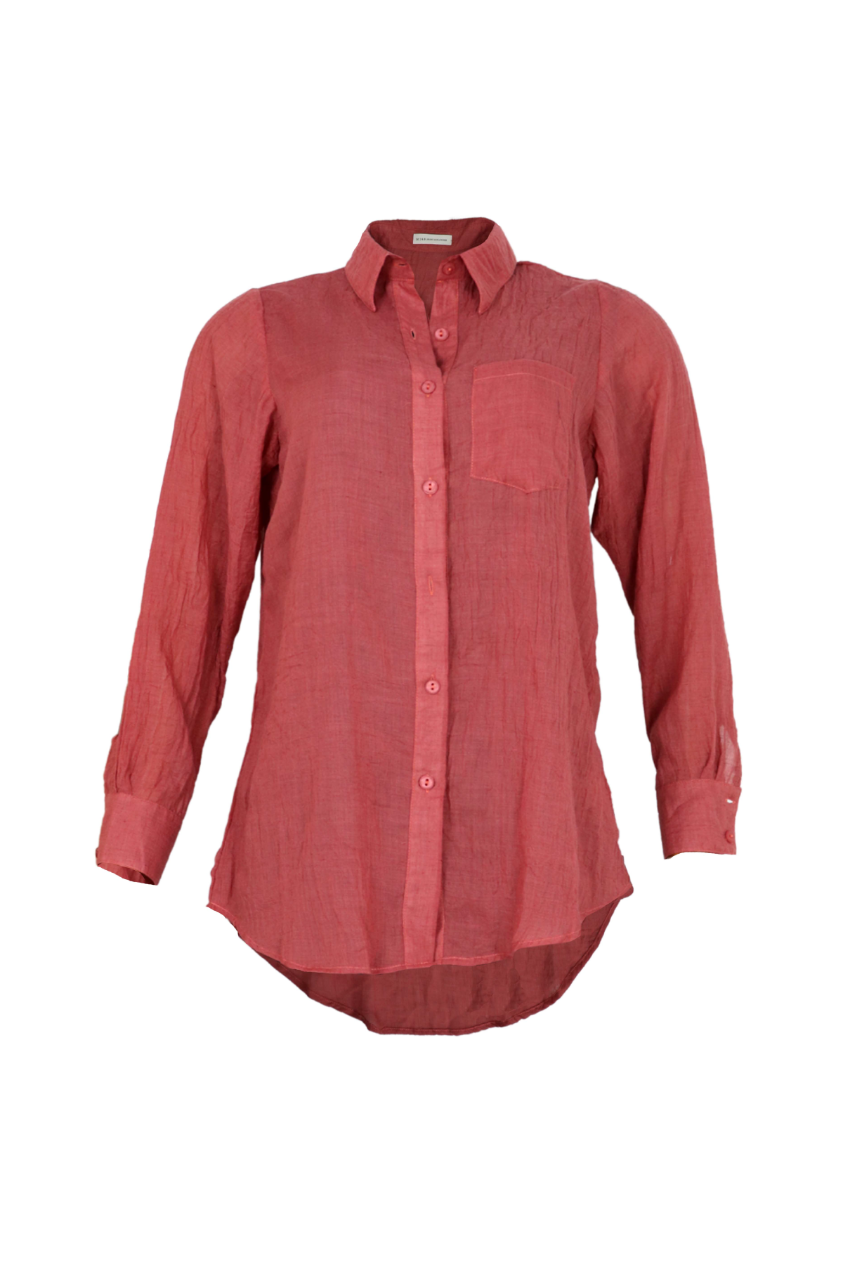Camisa color cobre para mujer