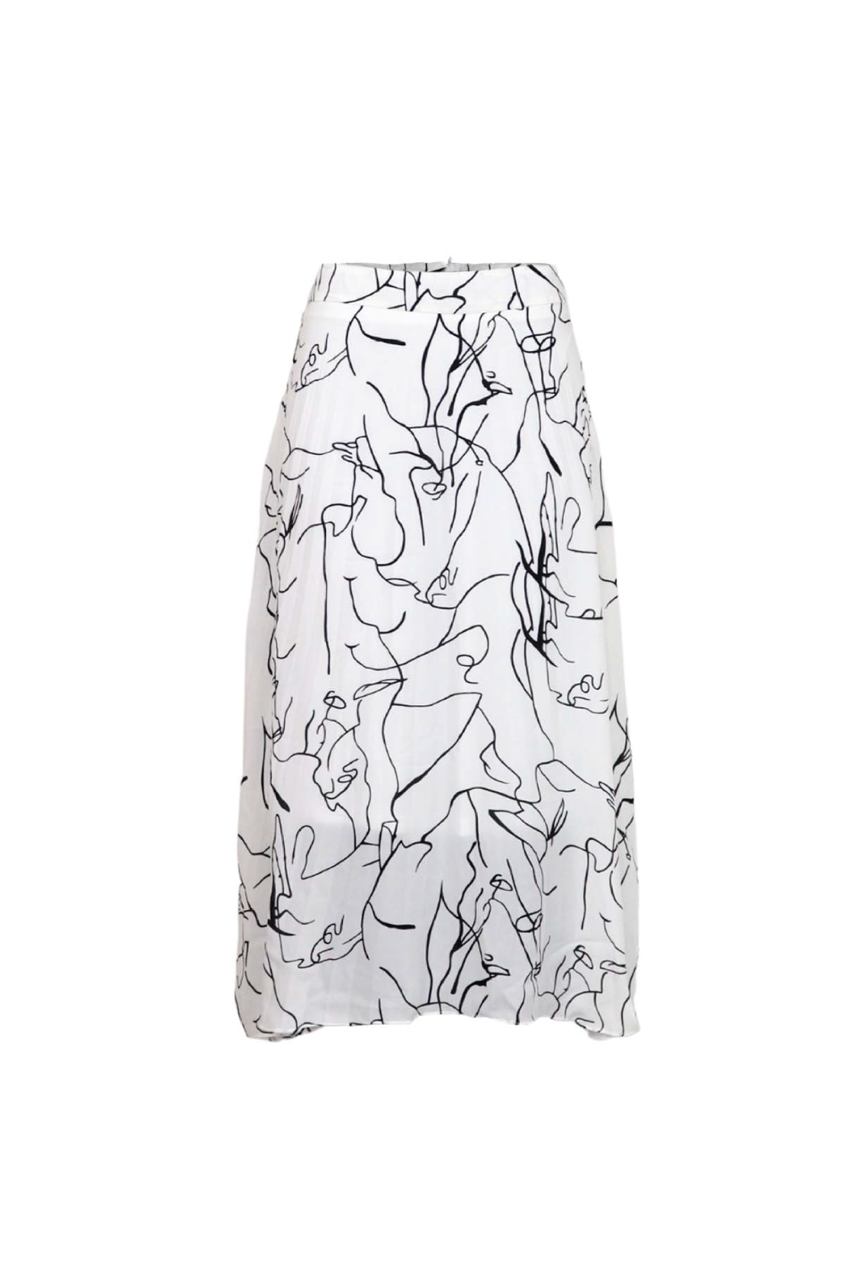 Falda 3/4 Estampado Caras