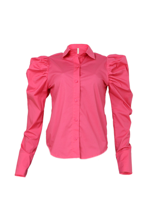 Camisa manga larga fucsia