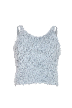 Blusa de tiras gris para mujer 