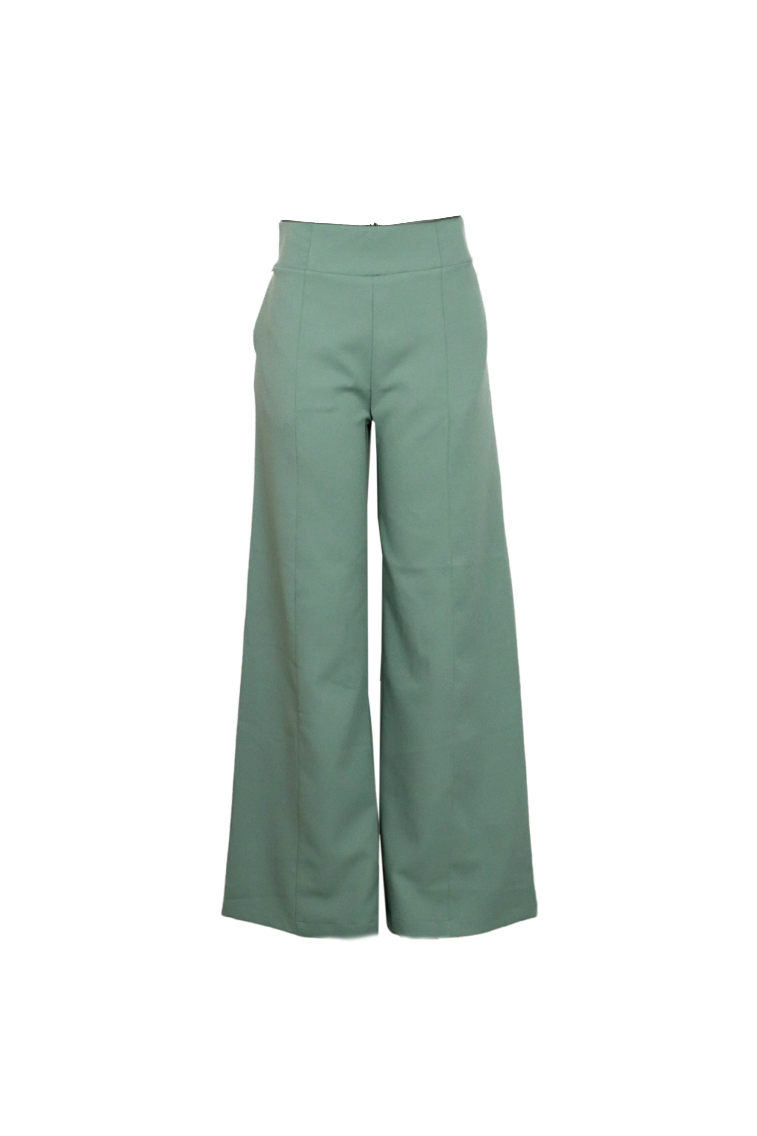 pantalón verde aceituna para mujer 