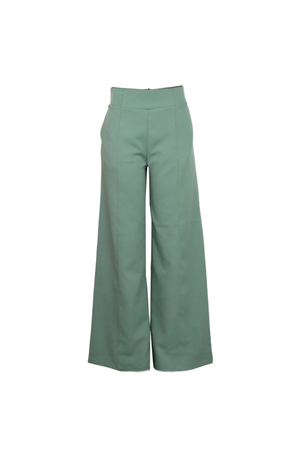 pantalón verde aceituna para mujer 