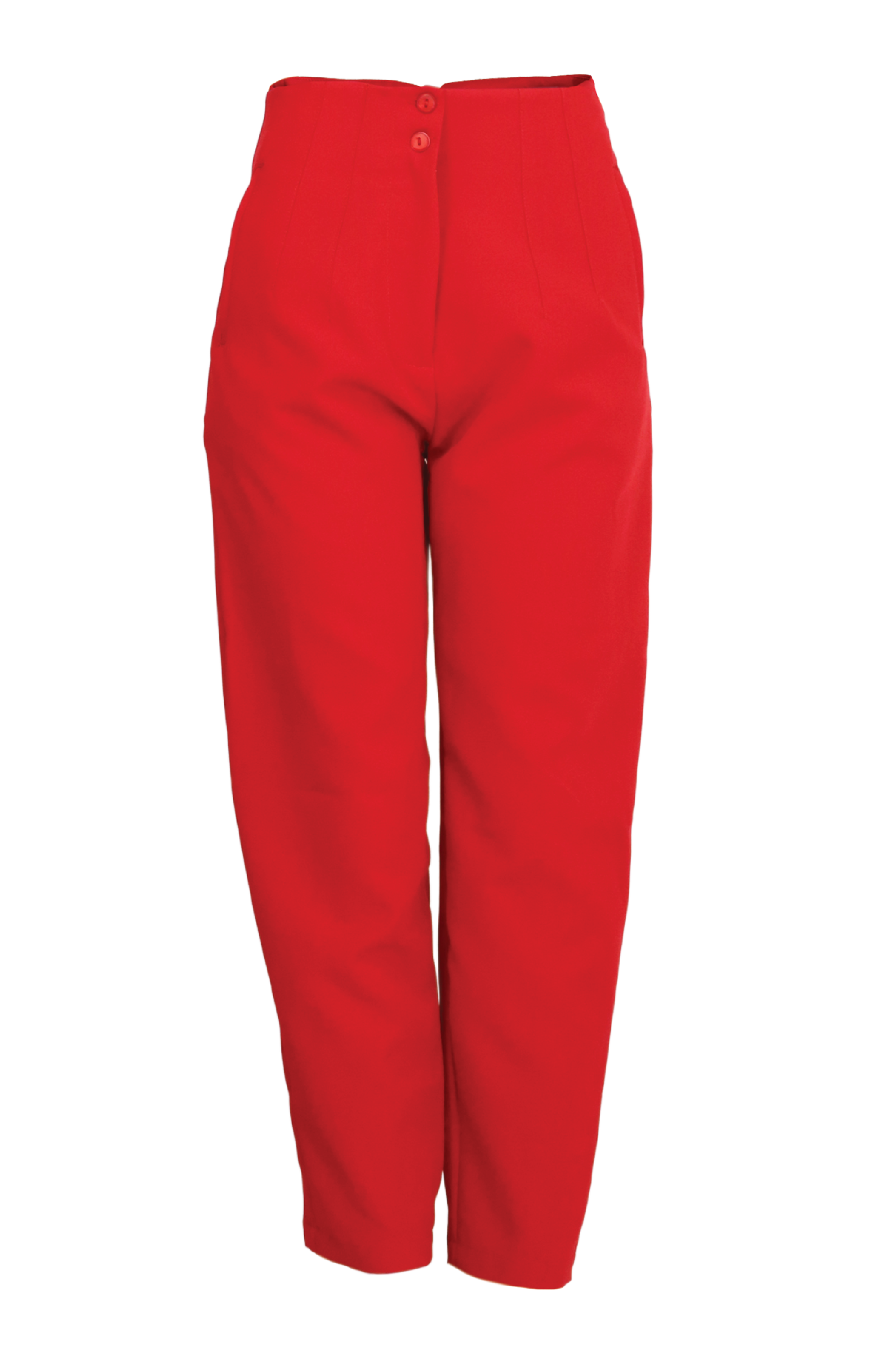 Pantalón baggy color rojo