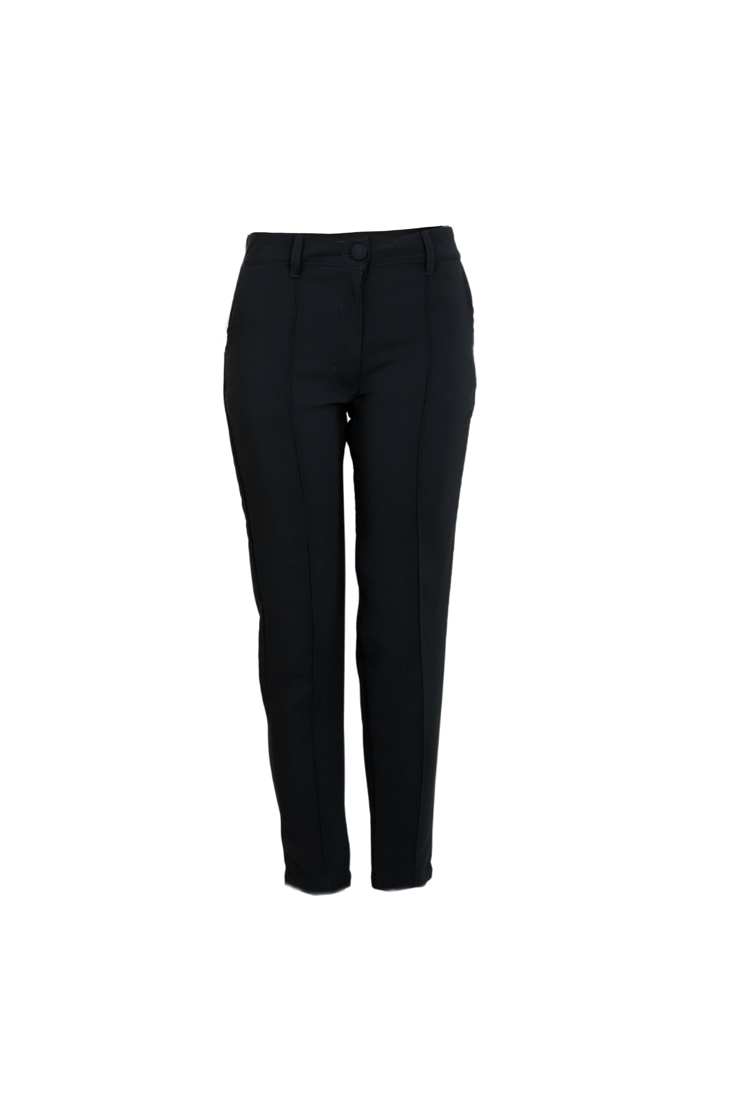 pantalón pescador negro para mujer