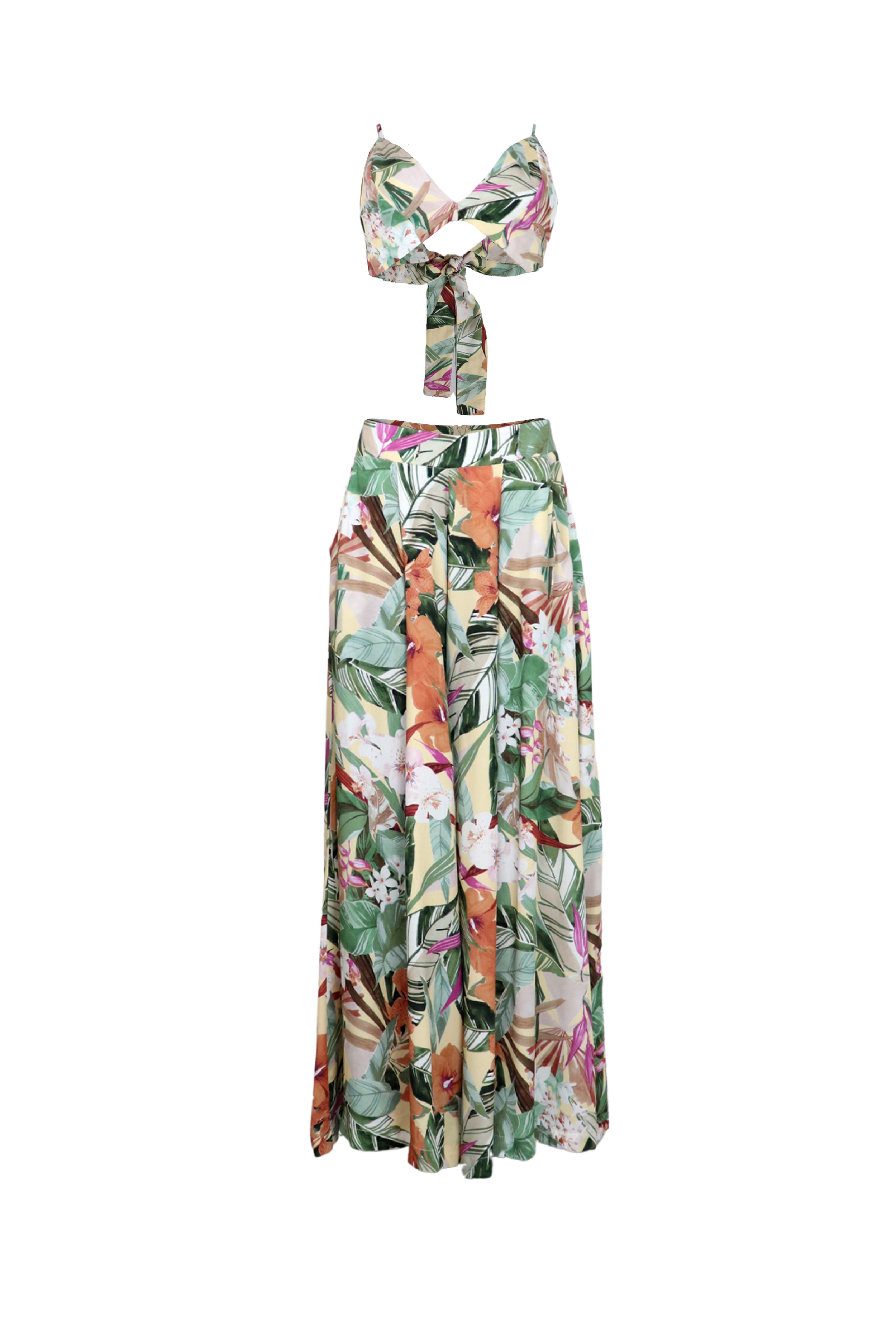 Set para mujer top y pantalón 