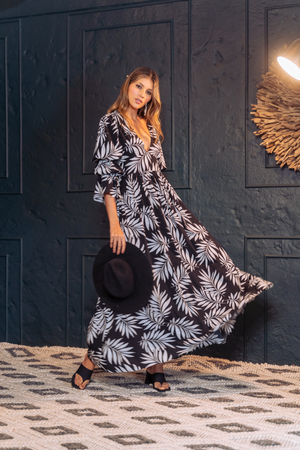 vestido estampado para mujer