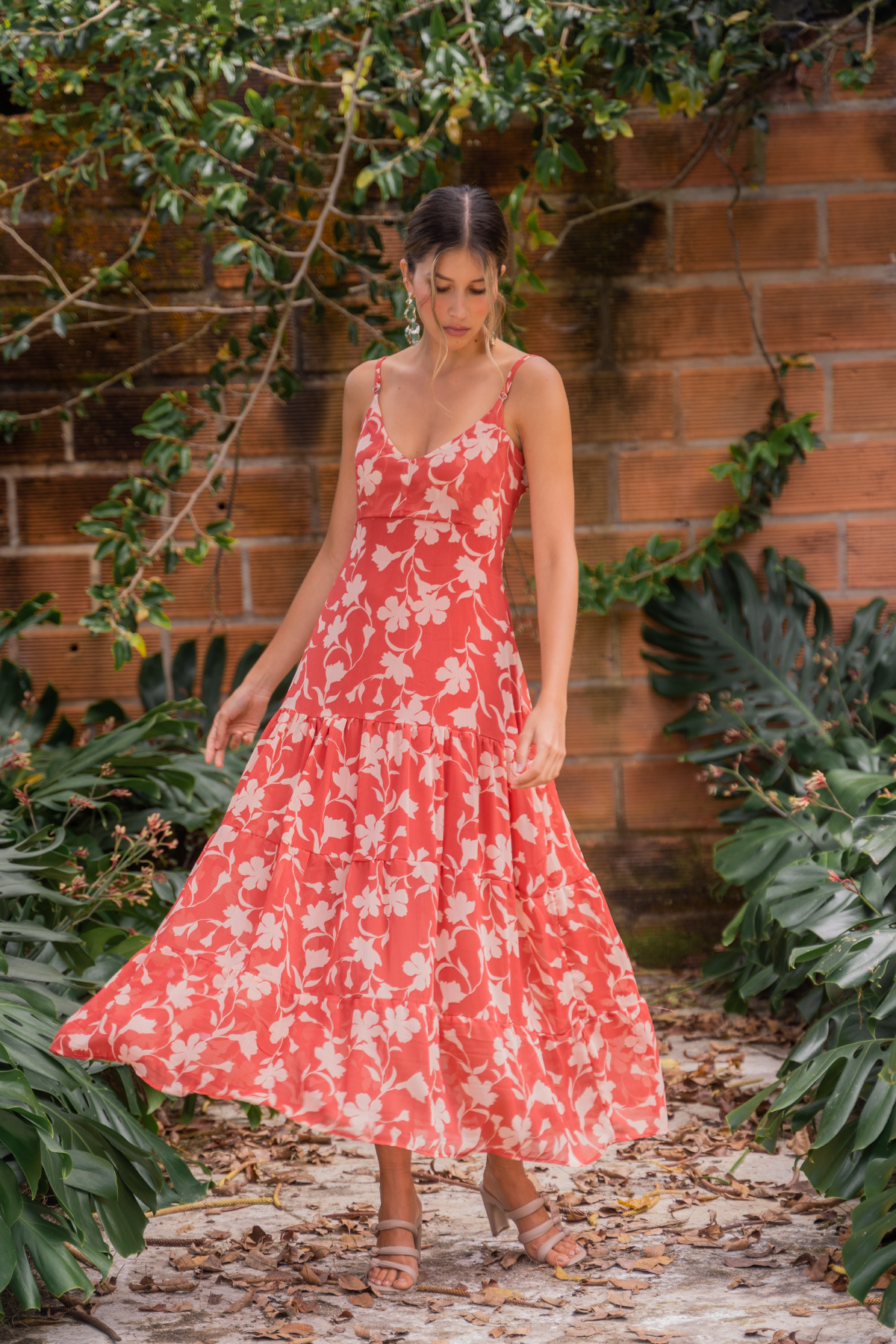 Vestido  Pétalos de tiras