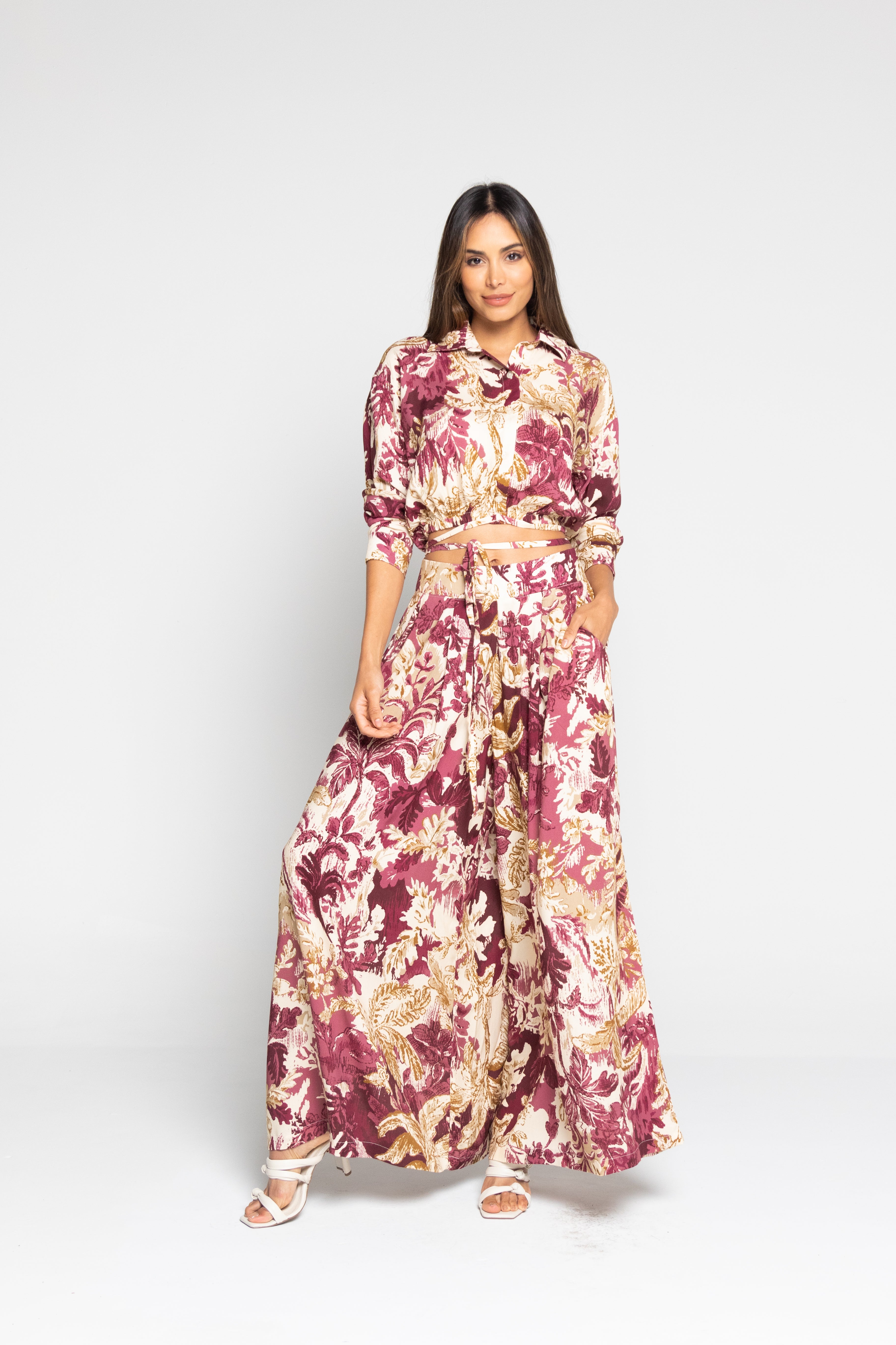Set de blusa y pantalón