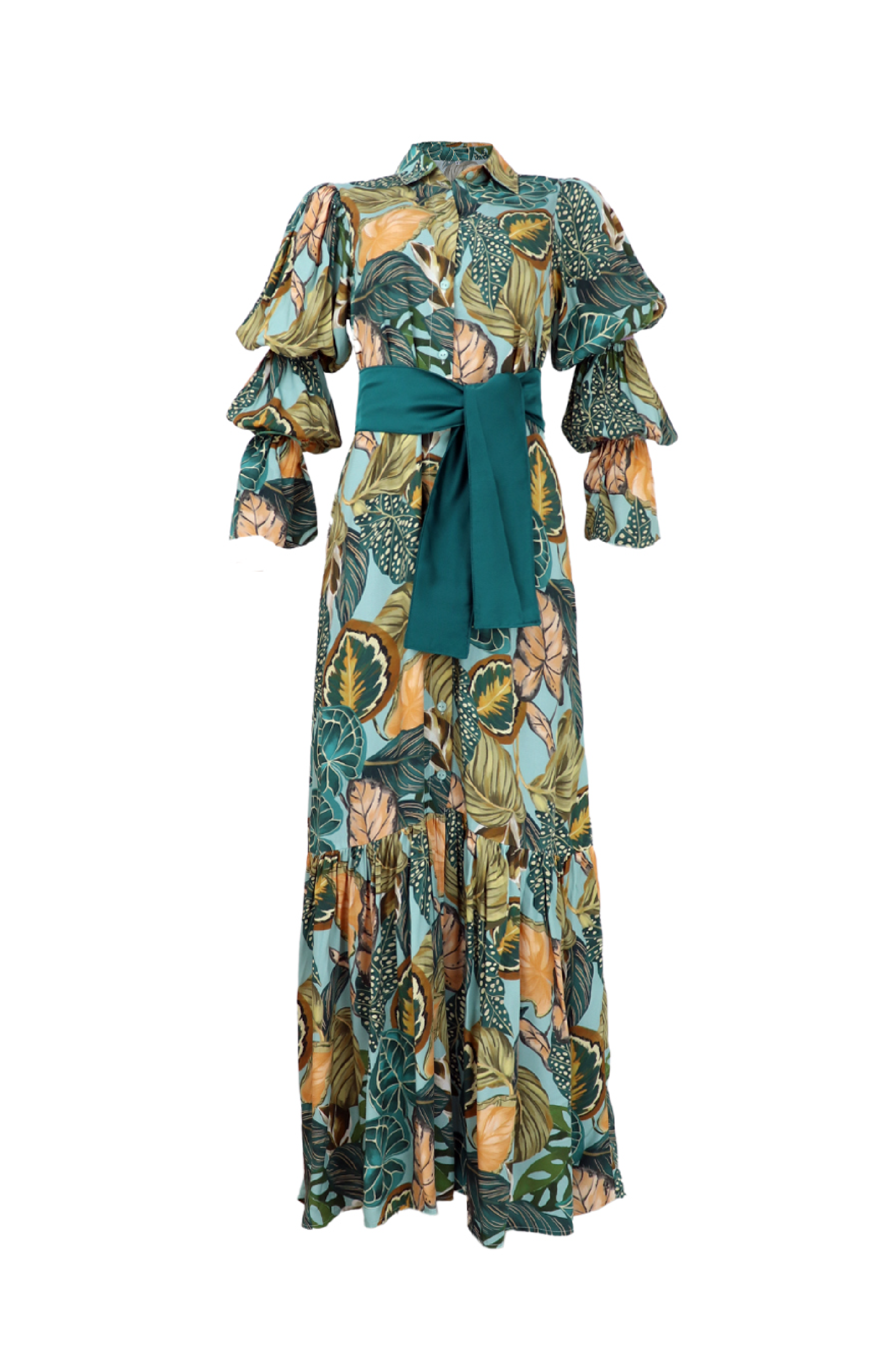 Vestido con cinturón