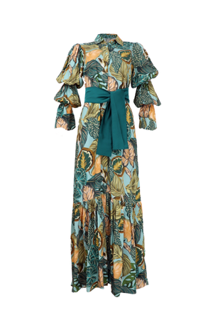Vestido con cinturón