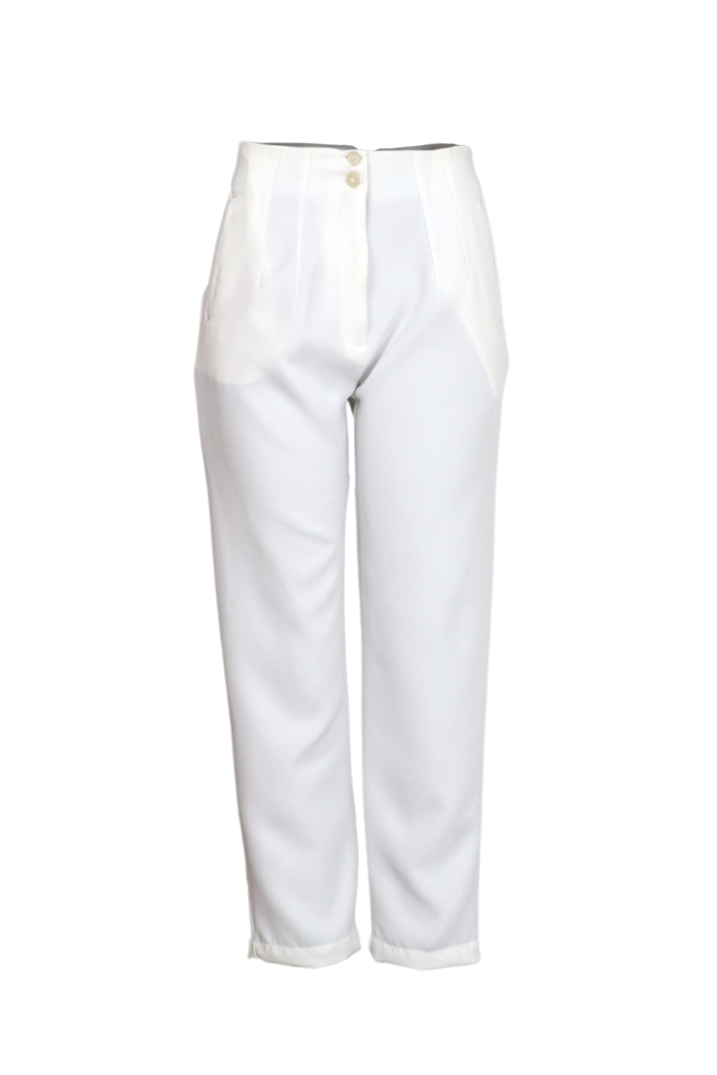 Pantalón baggy blanco
