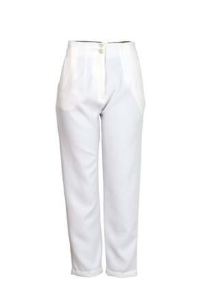 Pantalón baggy blanco