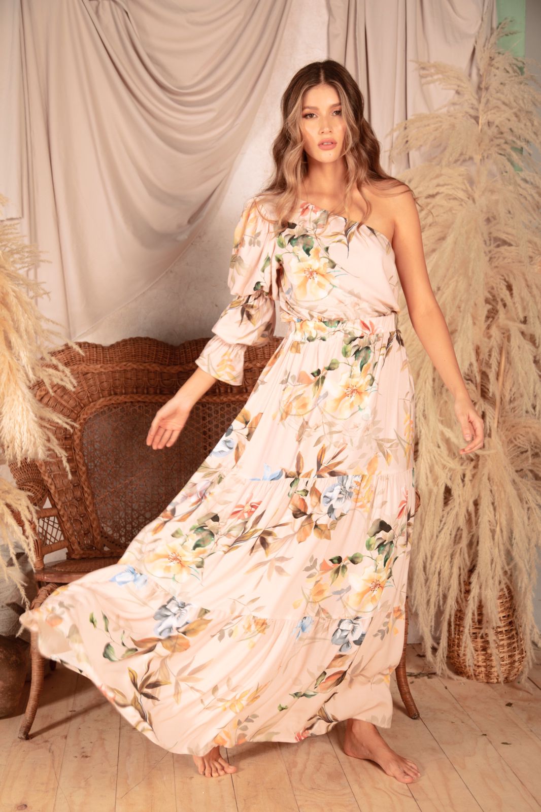 Vestido asimétrico Flora
