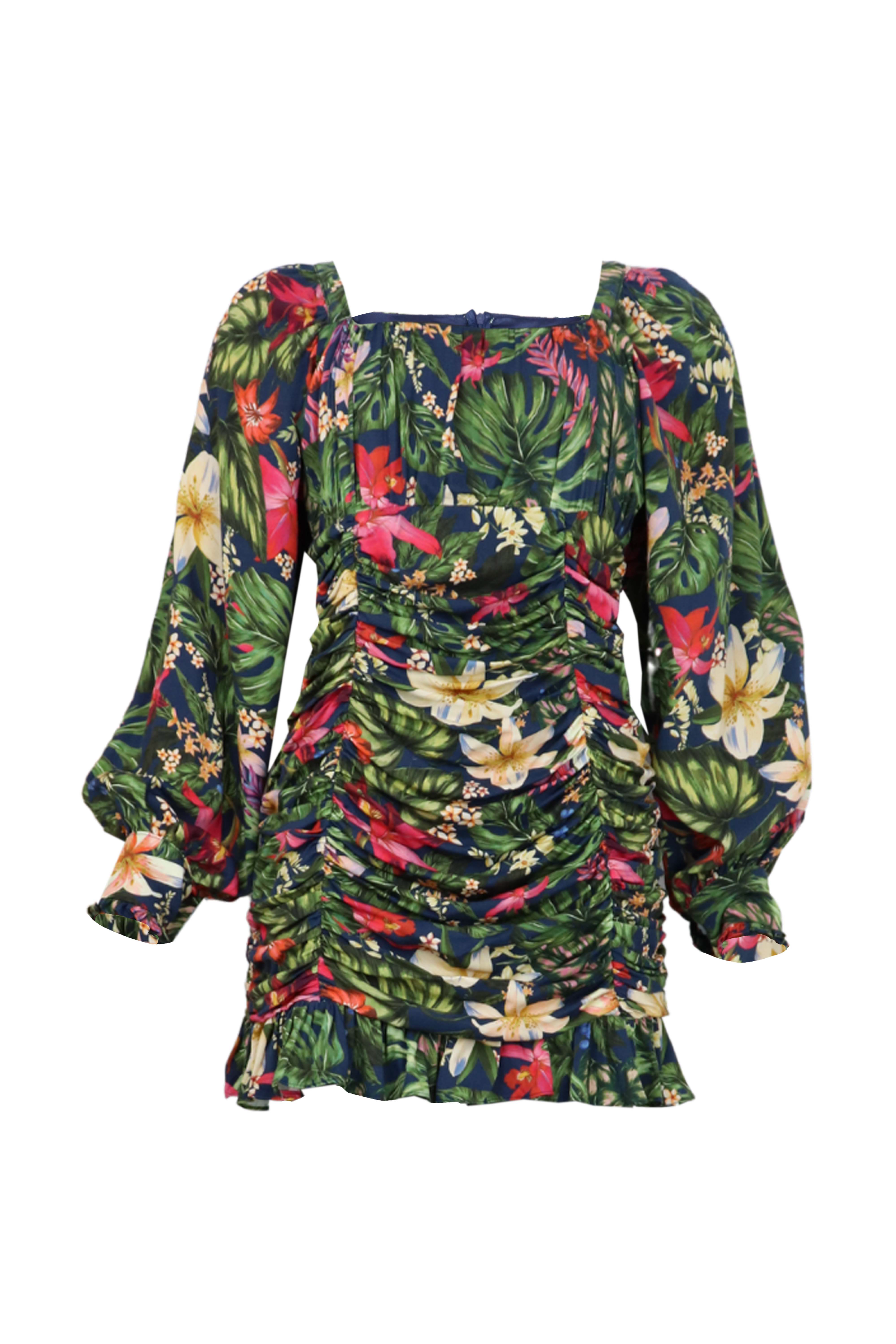 Vestido drapeado para mujer