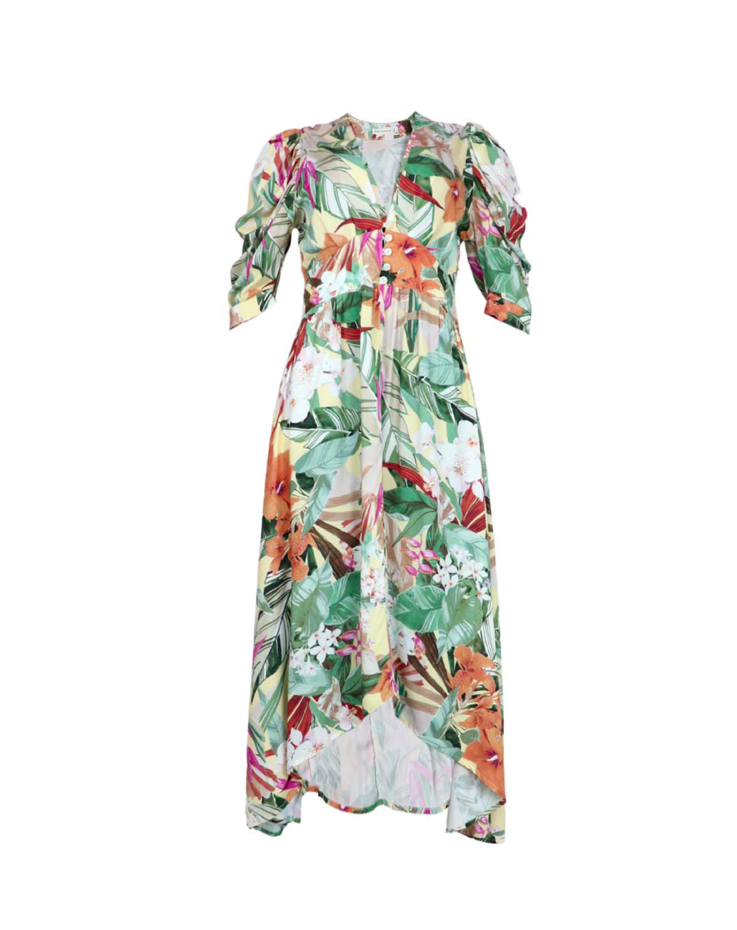 Vestido estampado mujer