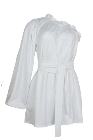 Vestido con brillos y boleros
