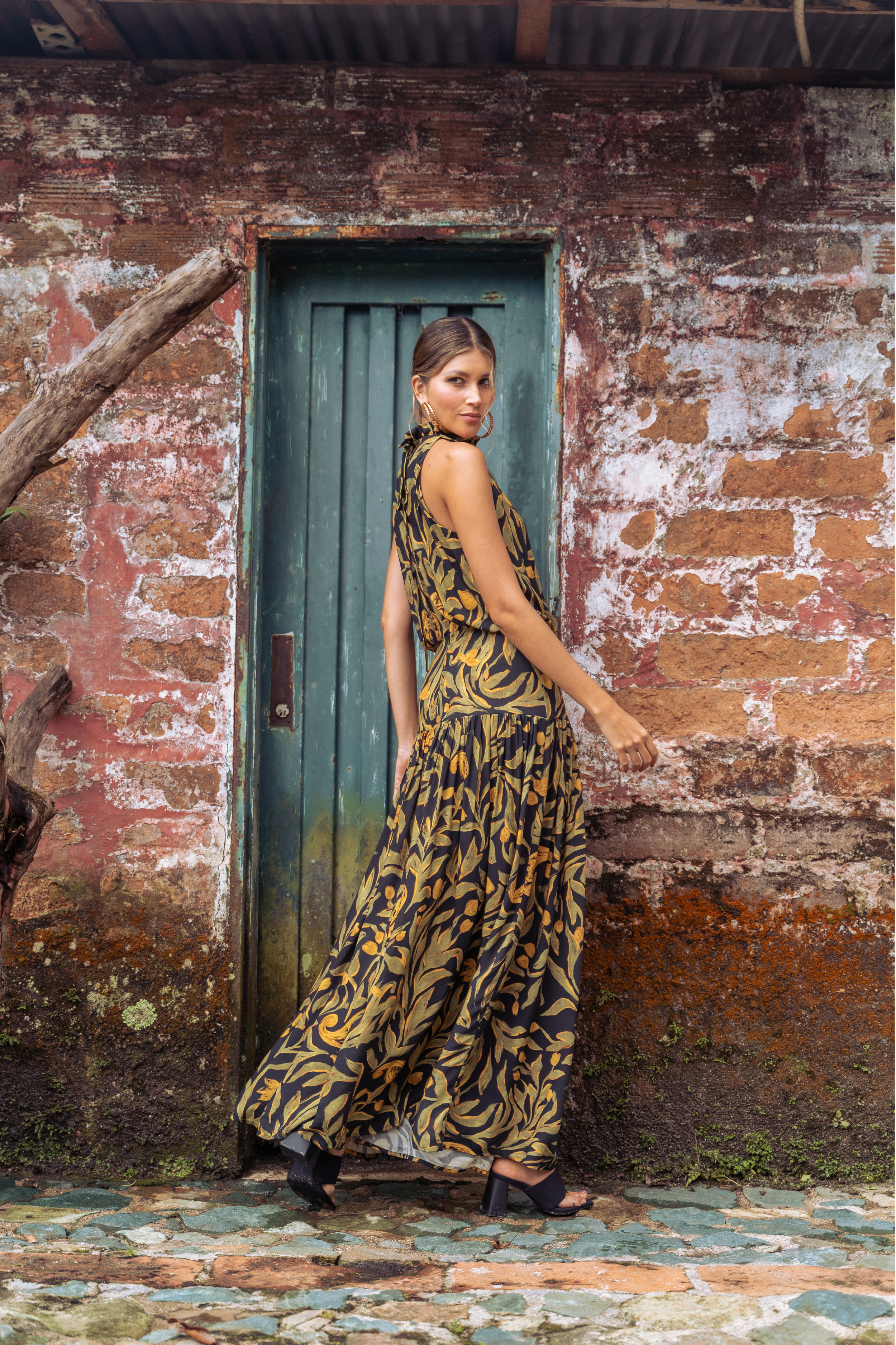 vestido largo para mujer