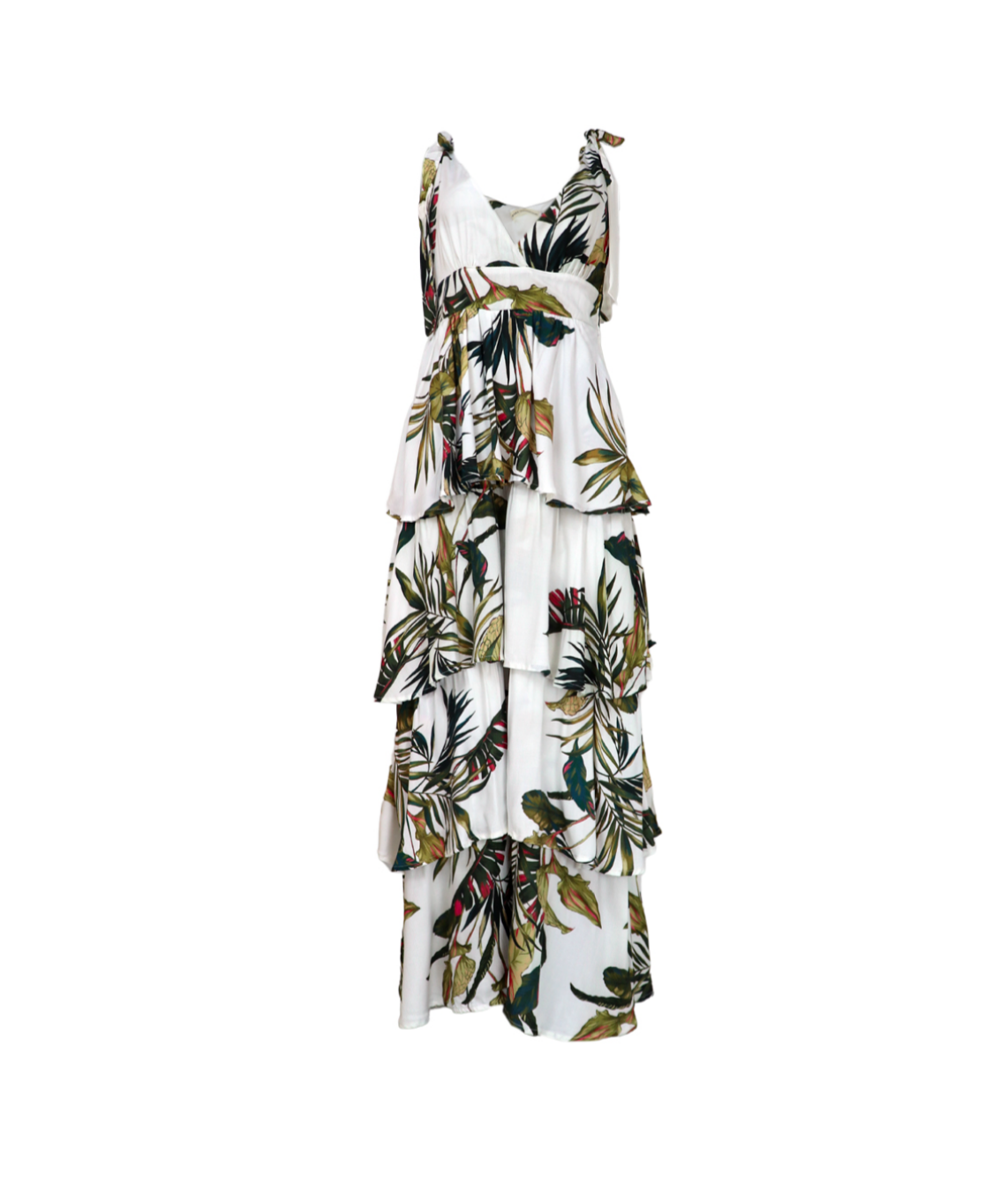 Vestido Largo De Flores