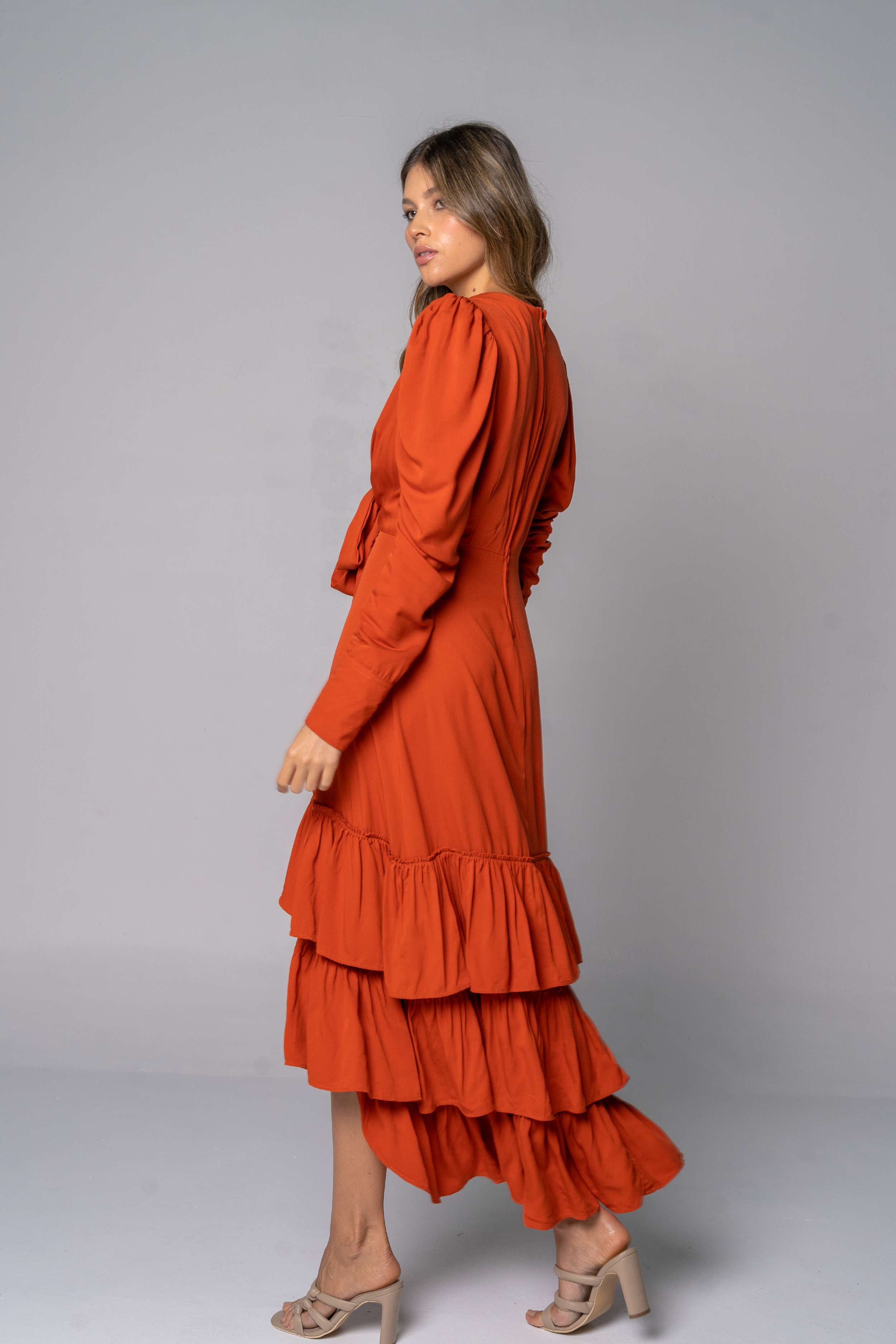 Vestido con lazos 