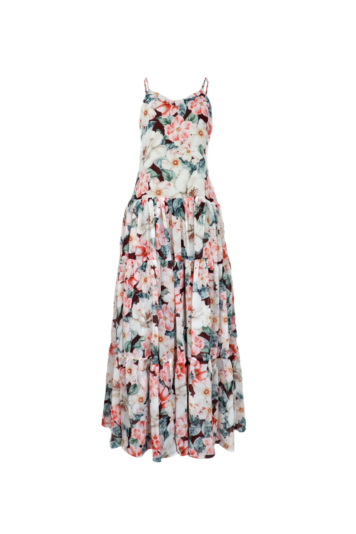 vestido rosa de tiras para mujer