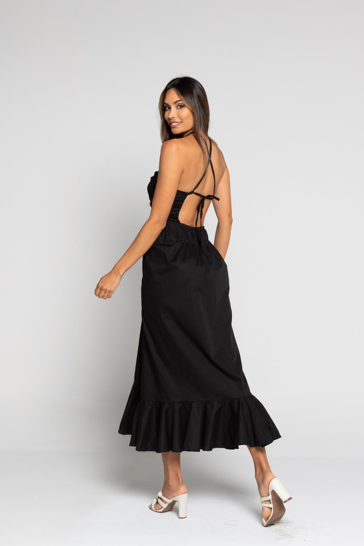 vestido espalda descubierta