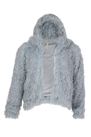 Buzo con textura color gris