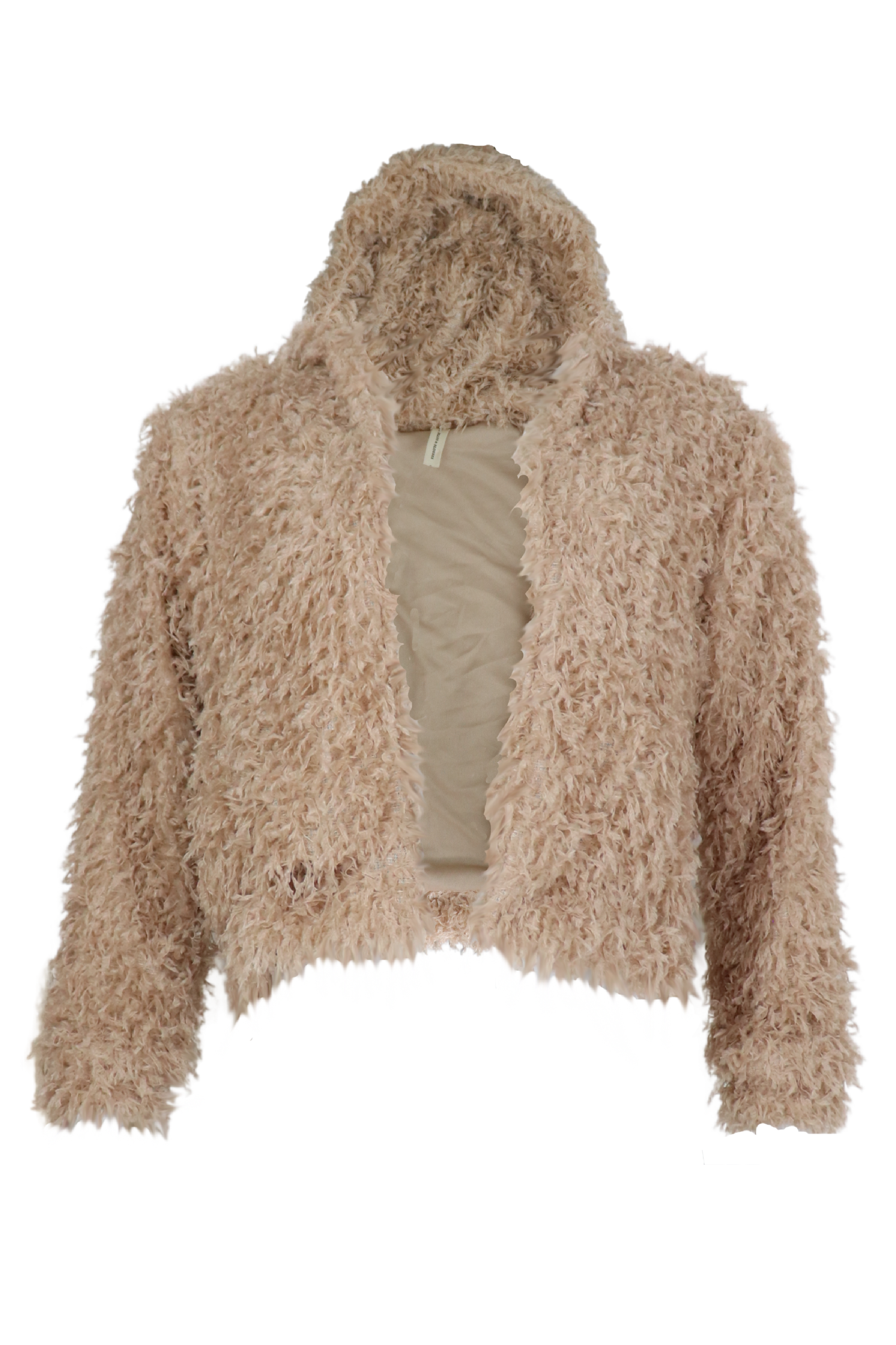 Buzo con textura color camel